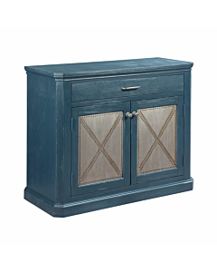 Hammary Metal Rivet Door Cabinet