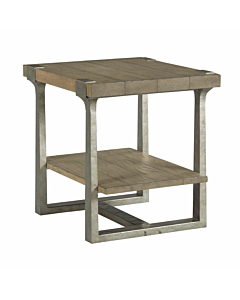 Hammary Timber Forge Rectangular End Table
