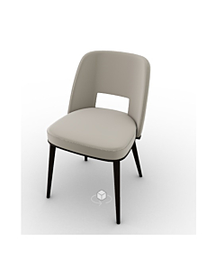 Calligaris Foyer Upholstered Chair With Wooden Base