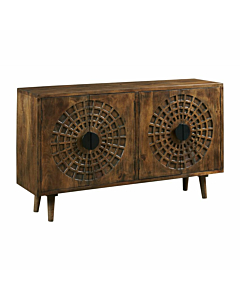 Hammary Hidden Treasures Radial Four Door Cabinet