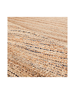 Jaipur Living Canterbury Natural Solid Tan Navy Area Rug