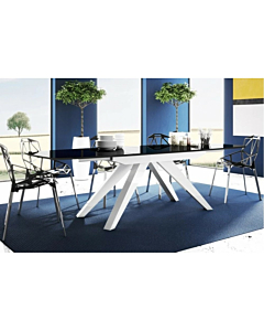 Cortex Makani Dining Table with Black Top