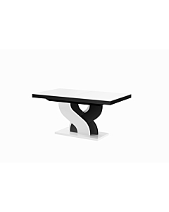 Cortex Bella Dining Table with White Top and Base