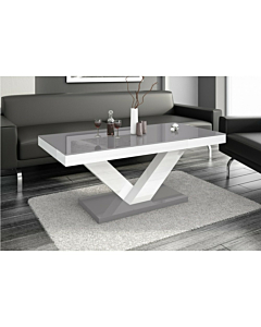 Cortex Victoria Coffee Table with Grey Top and Base