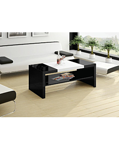 Cortex Duo Coffee Table, Black
