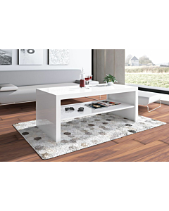 Cortex Duo Coffee Table, White
