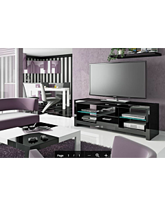 Cortex Andora RTV TV Stand, Black