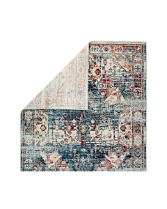 Jaipur Living Farra Indoor Outdoor Medallion Multicolor Blue Runner Rug