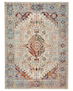 Jaipur Living Elowen Indoor Outdoor Medallion Multicolor Orange Runner Rug