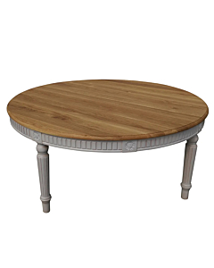 Cortex Badi Solid Wood Round Dining Table Fl 120