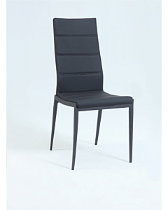 Chintaly Jackie Side Chair, Black