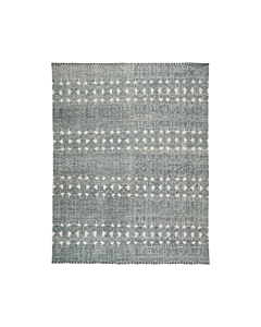 Jaipur Living Abelle Hand-Knotted Medallion Teal Light Gray Area Rug 