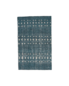 Jaipur Living Abelle Hand-Knotted Medallion Teal White Area Rug 