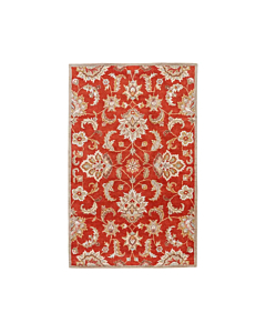 Jaipur Living Abers Handmade Floral Orange Tan Area Rug 