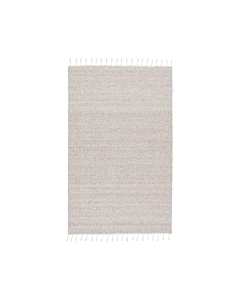 Jaipur Living Adria Indoor/ Outdoor Solid Cream Gray Area Rug