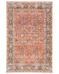 Jaipur Living Avonlea Oriental Blue/ Orange Area Rug