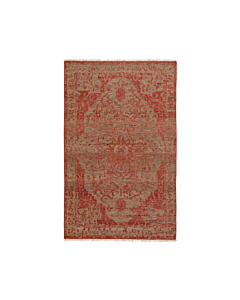 Jaipur Living Azar Hand-Knotted Medallion Rust Taupe Area Rug