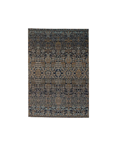 Jaipur Living Bodega Indoor/ Outdoor Trellis Dark Blue/ Gold Area Rug