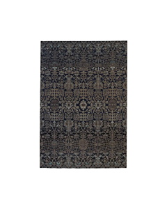 Jaipur Living Bodega Indoor/ Outdoor Trellis Dark Blue/ Taupe Area Rug