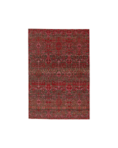 Jaipur Living Bodega Indoor/ Outdoor Trellis Red/ Taupe Area Rug