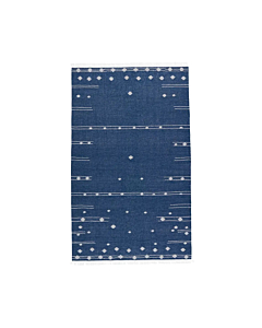 Jaipur Living Calli Indoor/ Outdoor Geometric Blue White Area Rug 