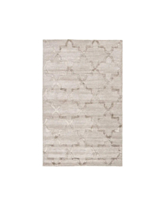 Jaipur Living Canton Handmade Trellis Silver/ Taupe Area Rug