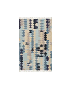 Jaipur Living Carver Indoor/ Outdoor Abstract Blue/ Gray Area Rug