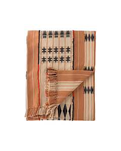 Jaipur Living Chang Hand-Loomed Tribal Blush/ Beige Throw