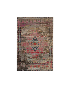 Jaipur Living Cicero Indoor/ Outdoor Medallion Pink/ Taupe Area Rug