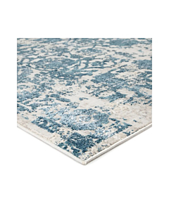 Jaipur Living Clara Floral Silver/ Blue Area Rug