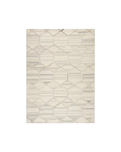 Jaipur Living Cleveland Handmade Geometric Cream/ Gray Area Rug