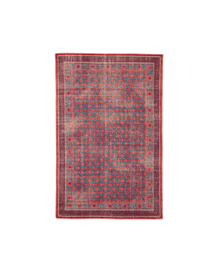 Jaipur Living Concord Hand-Knotted Medallion Red Blue Area Rug 