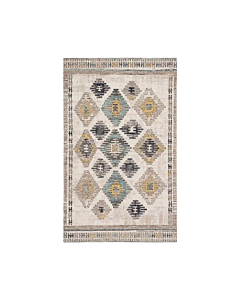 Jaipur Living Dez Indoor/ Outdoor Tribal Blue/ Yellow Area Rug