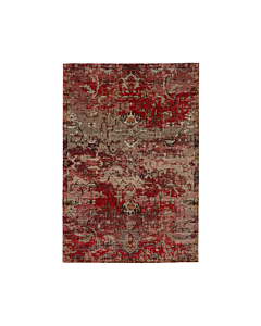 Jaipur Living Fayette Indoor/ Outdoor Oriental Red/ Beige Area Rug