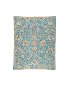 Jaipur Living Juniper Handmade Oriental Teal/ Orange Area Rug