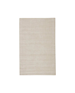 Jaipur Living Kelle Handmade Solid White Beige Area Rug