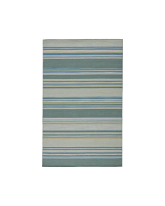 Jaipur Living Kiawah Handmade Striped Blue/ Turquoise Area Rug