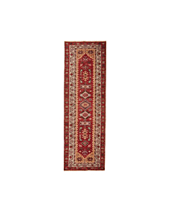 Jaipur Living Kyrie Hand-Knotted Floral Red/ Yellow Runner Rug