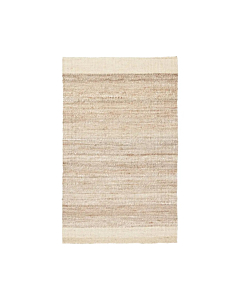 Jaipur Living Mallow Natural Bordered White Tan Area Rug 