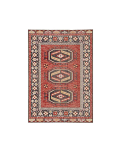 Jaipur Living Miner Indoor/ Outdoor Medallion Red/ Yellow Area Rug