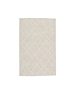 Jaipur Living Moab Natural Geometric Light Gray/ Ivory Area Rug