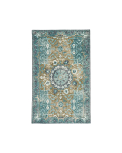 Jaipur Living Modify Hand-Knotted Medallion Teal Olive Area Rug