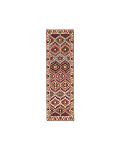 Jaipur Living Nemi Hand-Knotted Tribal Purple/ Pink Runner Rug