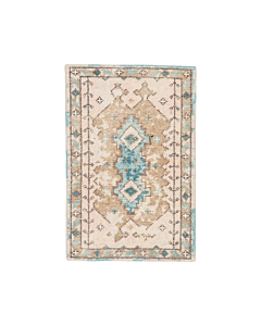 Jaipur Living Pathos Hand-Knotted Medallion Pink Blue Area Rug