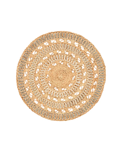 Jaipur Living Peony Natural Dots Beige/ Gray Round Area Rug