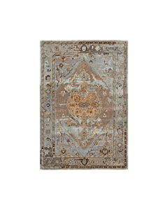 Jaipur Living Raisa Handmade Medallion Gray/ Gold Area Rug