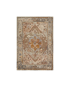 Jaipur Living Raisa Handmade Medallion Taupe/ Gold Area Rug