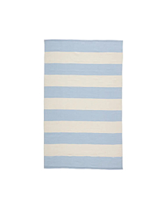 Jaipur Living Remora Indoor/ Outdoor Striped Light Blue Ivory Area Rug