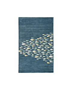 Jaipur Living Schooled Handmade Animal Blue/ Gray Area Rug