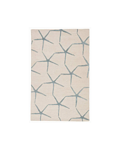 Jaipur Living Starfishing Handmade Animal White/ Blue Area Rug